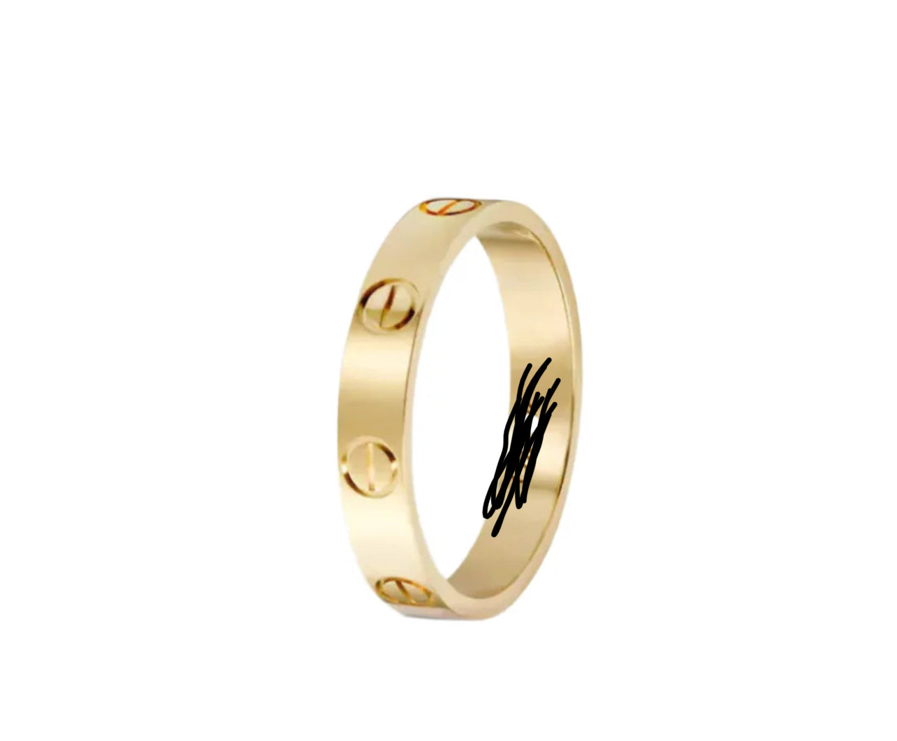 Baby ring. Gold