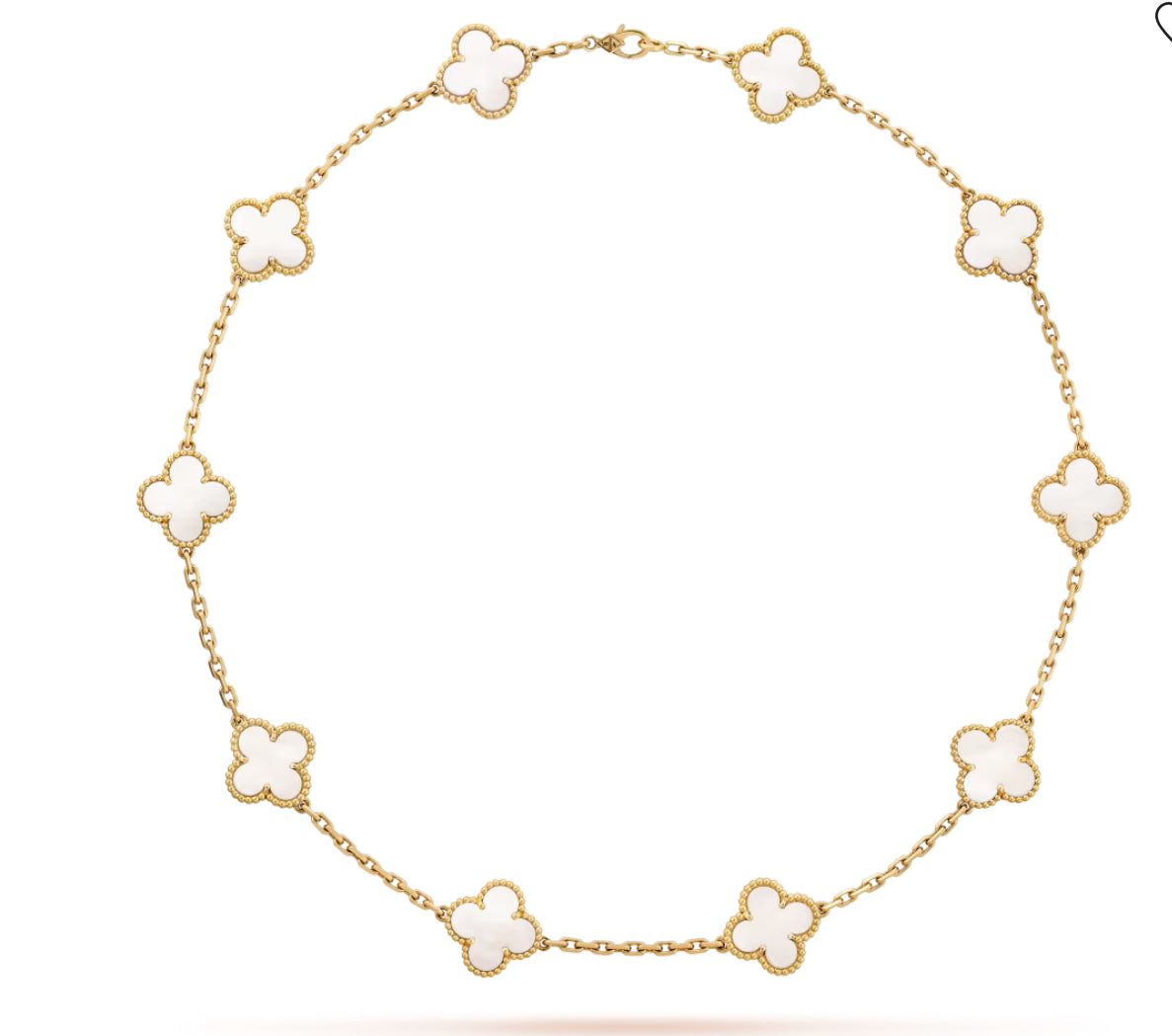 Necklace ten clover