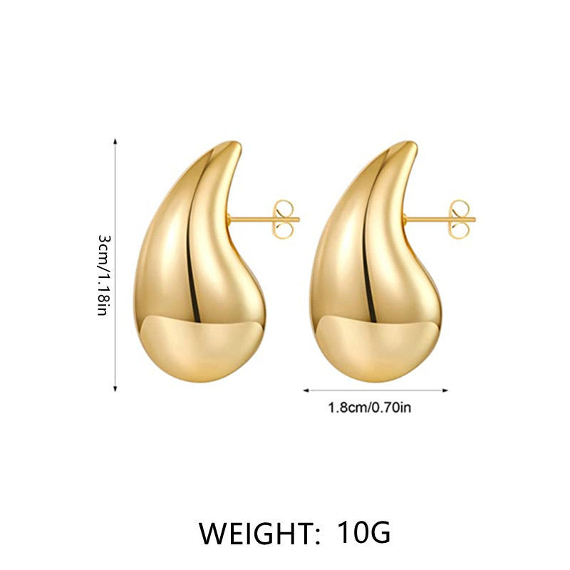 Medium drops earrings