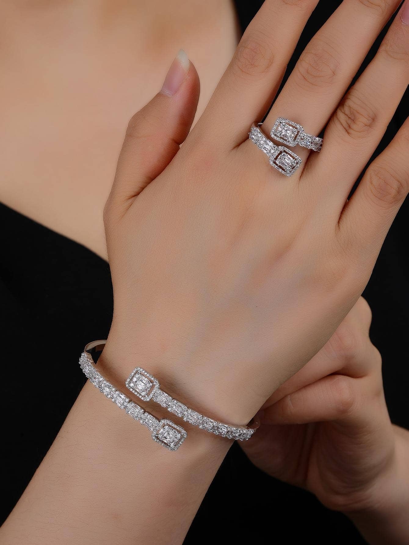 Set Mel-Luxury silver