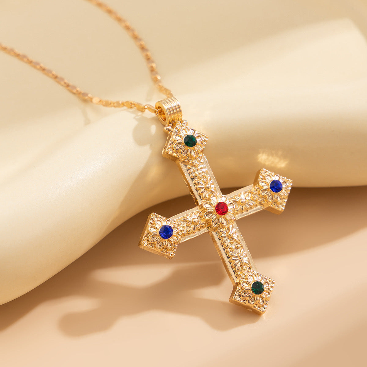 Shain cross gold