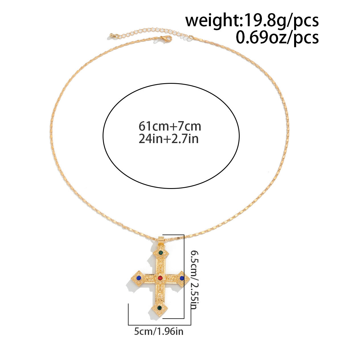 Shain cross gold
