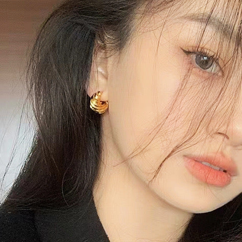Croissants earrings
