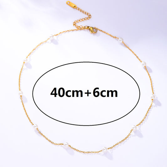 Pears necklace gold