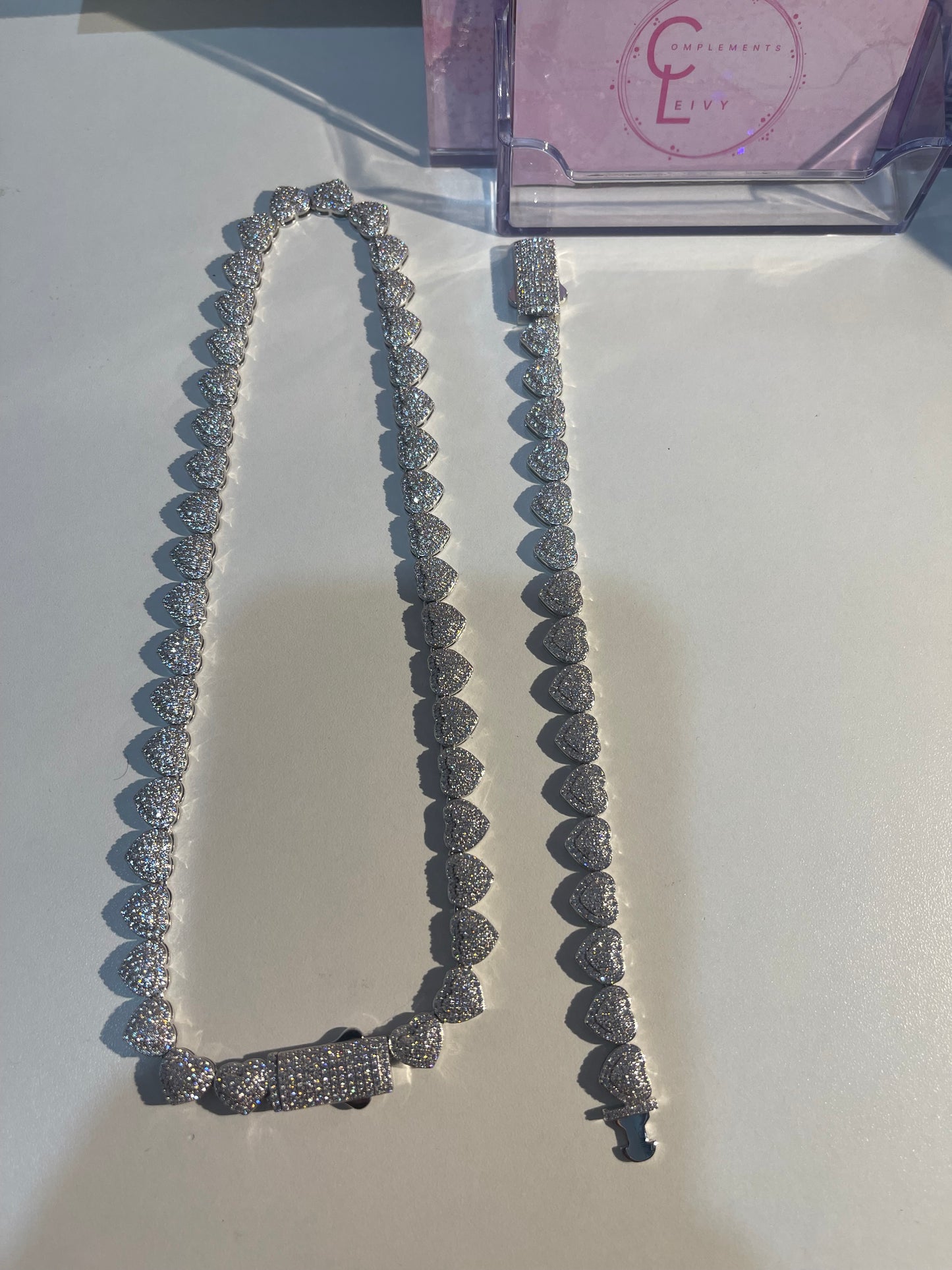 Set brass heart ❤️