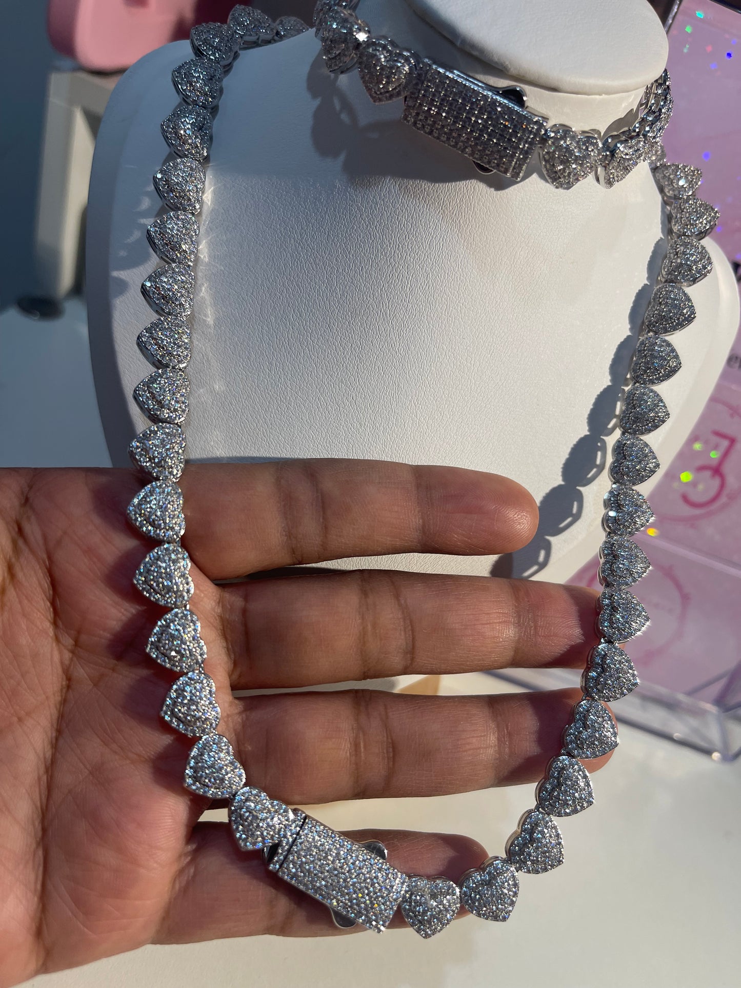 Set brass heart ❤️